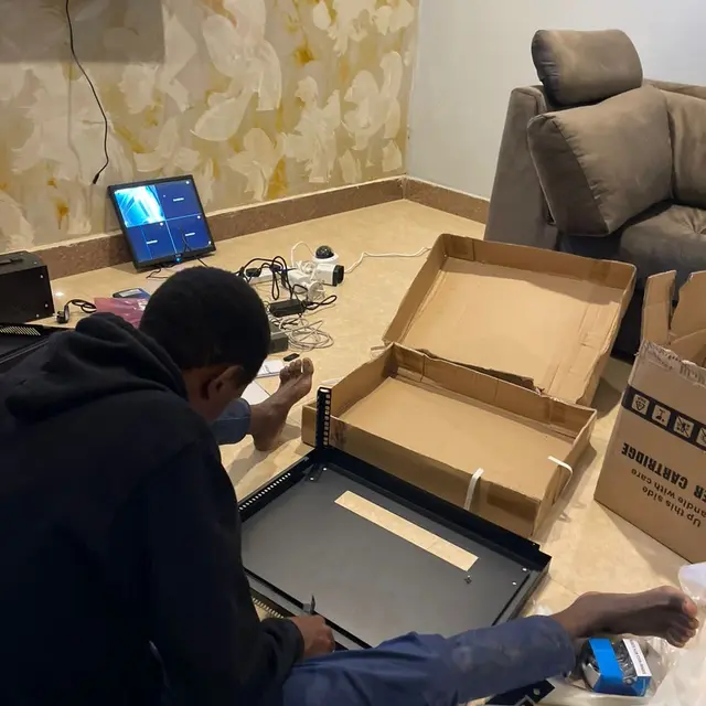 Installation de video-surveillance — Vidéosurveillance, Hekalu Group, Lubumbashi