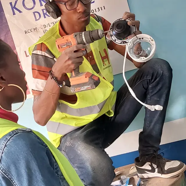 Installation de video-surveillance — Vidéosurveillance, Hekalu Group, Lubumbashi